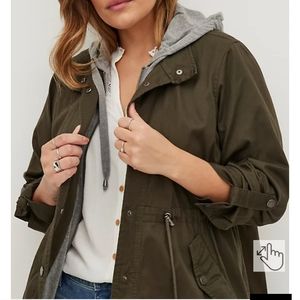 Torrid Hooded Anorak Jacket